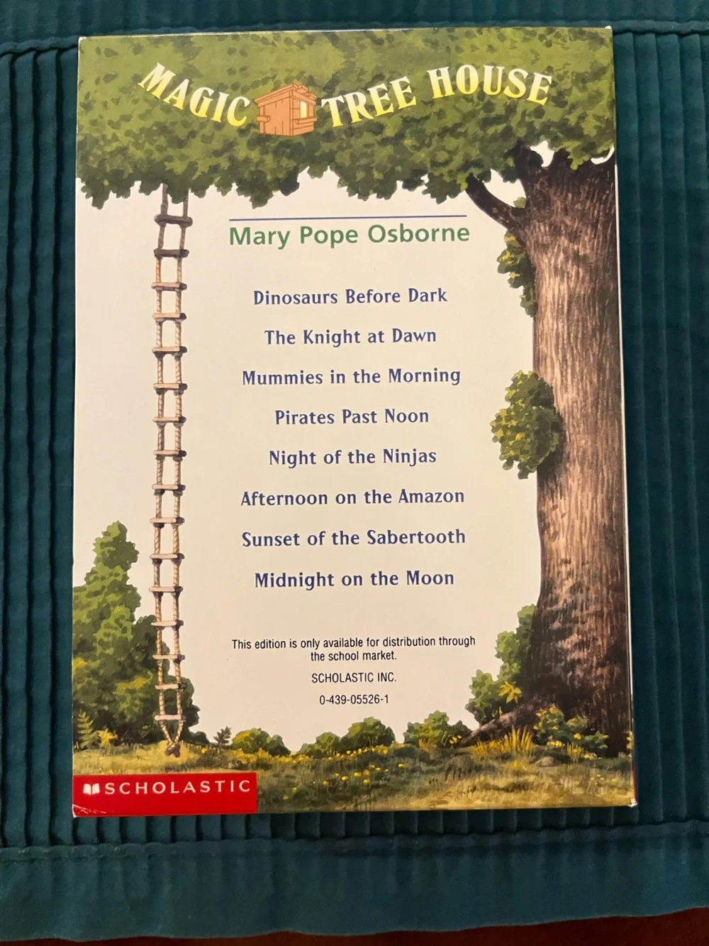 Scholastic Magic Tree House Book Set - Green, Red & Brown Covers
